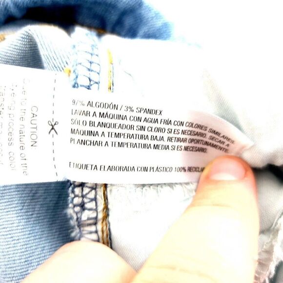 Universal Thread Goods Co. Blue Jeans 6/28R Candiani Denim High Rise Skinny Fact - Picture 10 of 13